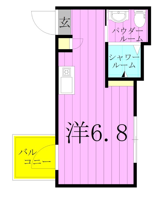 Glanz柳原 間取り図