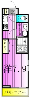 エスポア3 間取り図