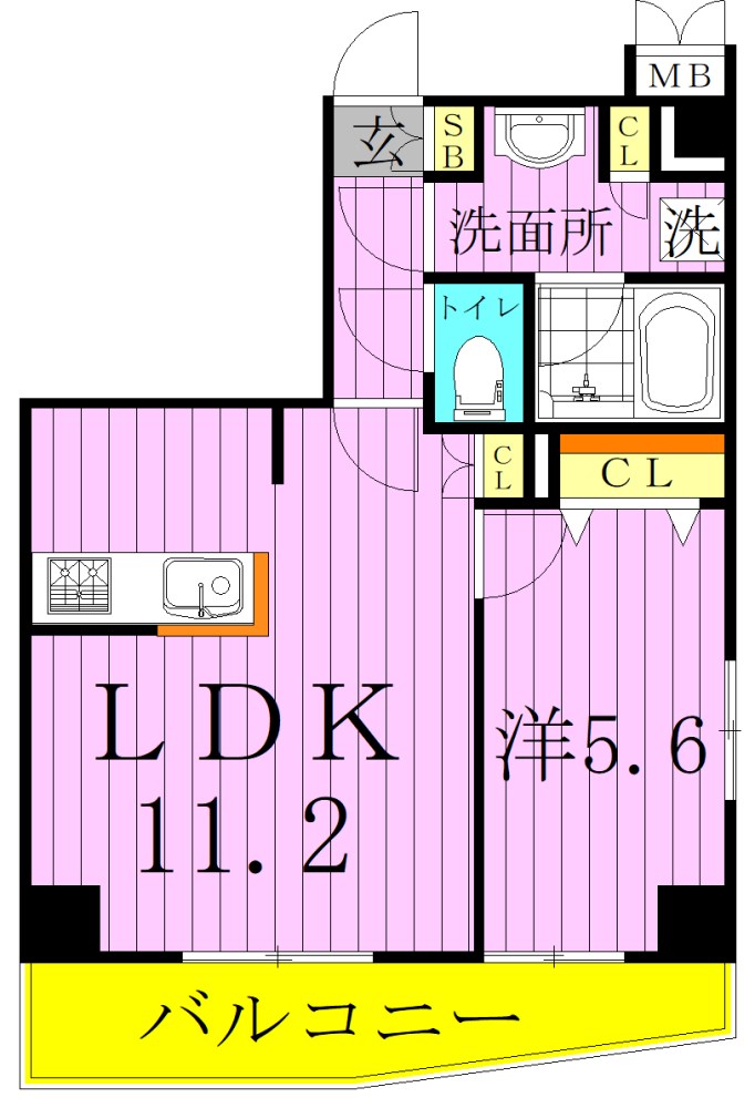ラフィスタ西新井 間取り図