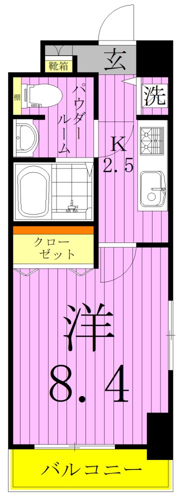 レインボーヒルズ 間取り図