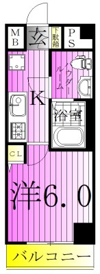 ジェノヴィアお花茶屋Ⅱスカイガーデン 間取り図