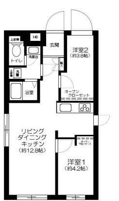 三ノ輪レーベル 間取り図