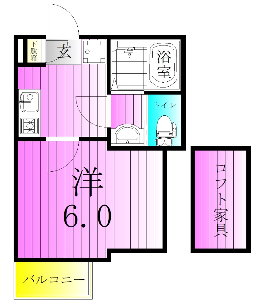 KEIAI　RESIDENCE　八潮 間取り図
