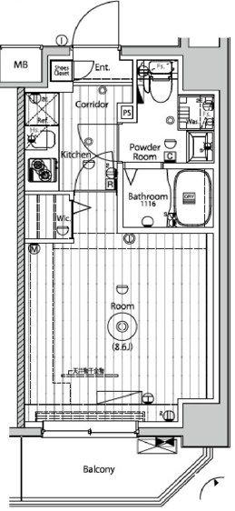 メイクスアート五反野 間取り図