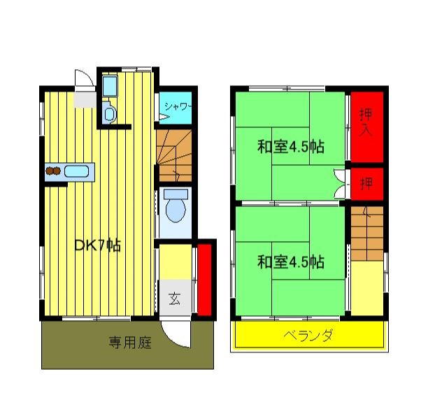松戸市栄町3丁目貸家 外観