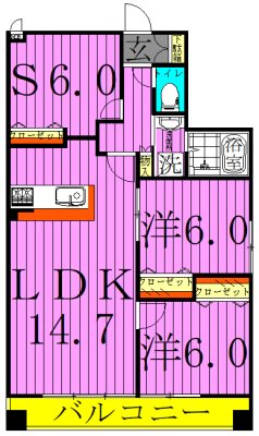 グリーンパレス 間取り図
