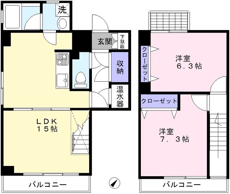 ラフィーヌ・南流山 1002号室 間取り