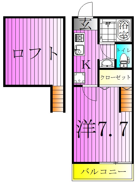 フィオーレ北千住 間取り図