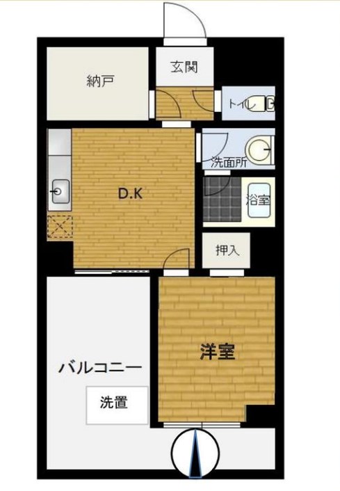 メゾンカネキュー 間取り図