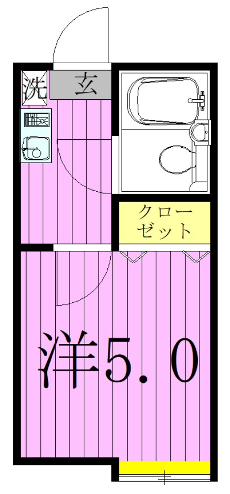 ベルウィング北綾瀬Ａ 間取り図