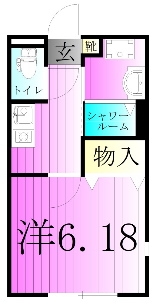 WOOD WORK 間取り図