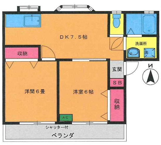 グローブハウス 間取り図