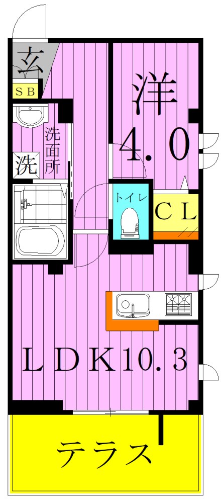 グルナディエ 間取り図