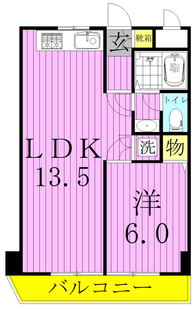 エスポワール東和第二 間取り図