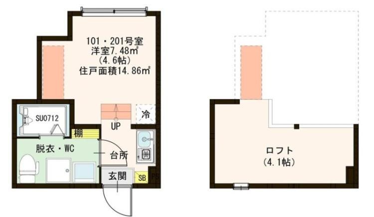 La　Ciel　Ⅱ 間取り図