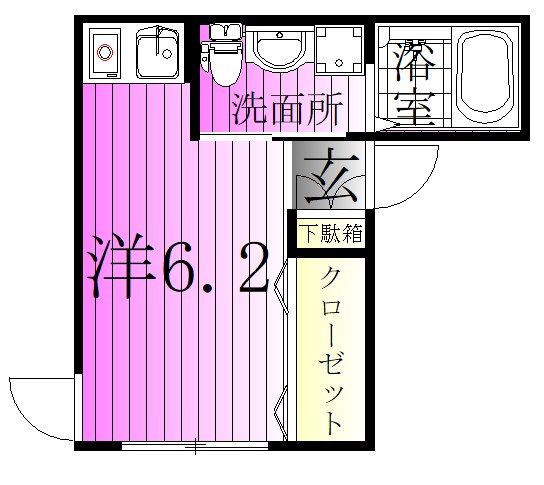 FERIO四つ木 間取り図