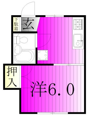 コーポヨシダ 205号室 間取り
