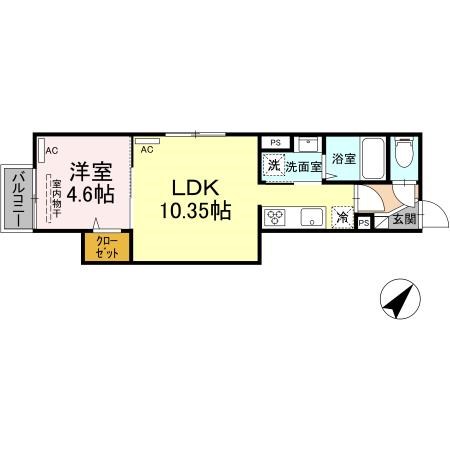 グラナーデ新宿 間取り図