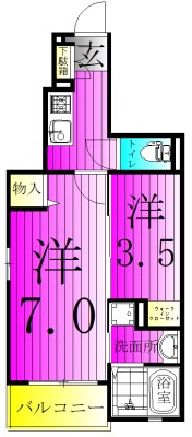 ソイビーンズ　ウッド 103号室 間取り