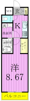 カルナック石鍋 間取り図