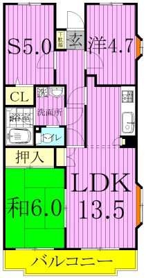 ユイト・SＶＰ 間取り図