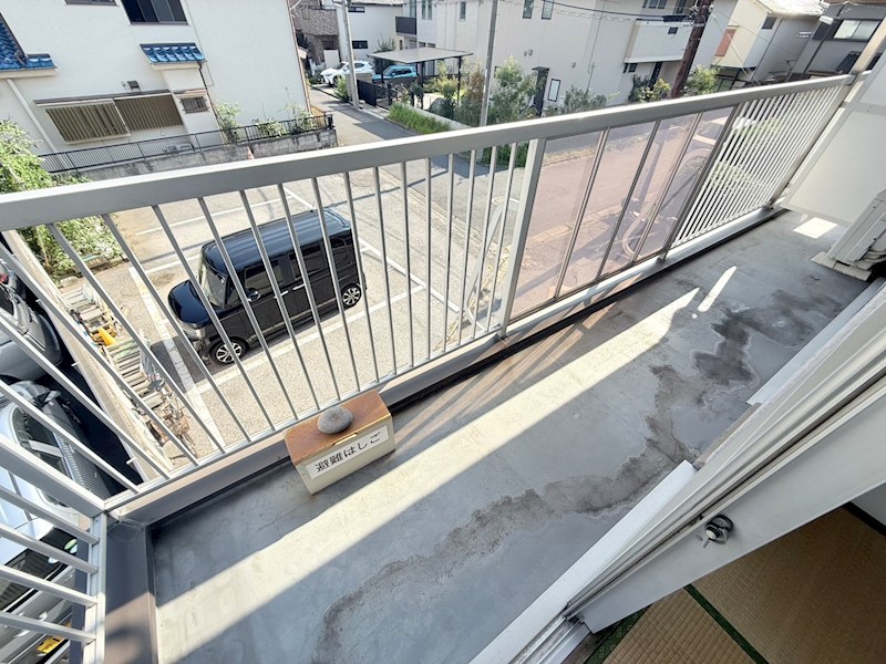 コーポオークラ ベランダ