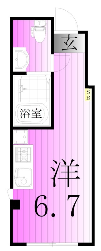 couleur claire 間取り図