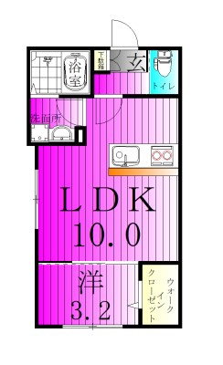 KEIAI RESIDENCE 北小金 101号室 間取り