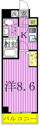 グランフォース北綾瀬 間取り図