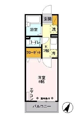 ハイツセイホⅢ 間取り図