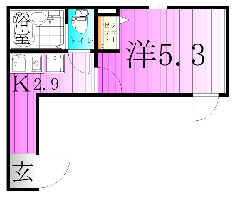フォルトゥーナ梅島 間取り図