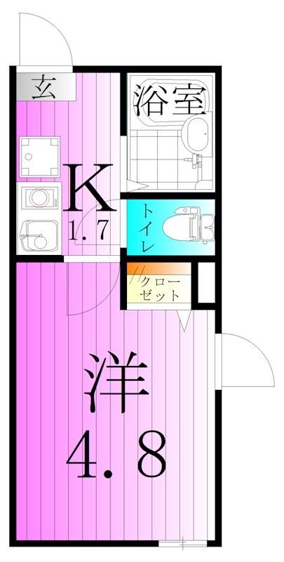 フォルトゥーナ梅島 間取り図