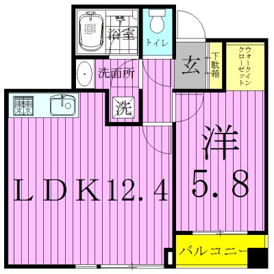Ｐａｒｋ　ＡＹＡＳＥ 間取り図