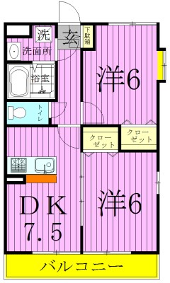 グランドュール 間取り図