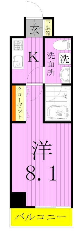 ＲＥＡＬＩＺＥ千住大橋 間取り図