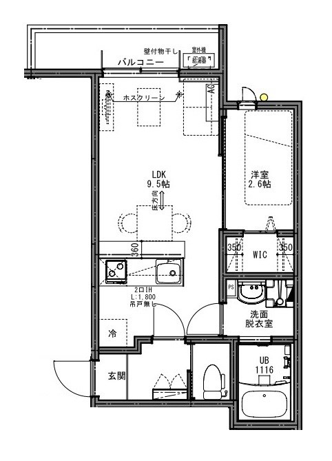 ソア南流山 202号室 間取り