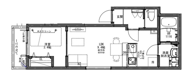 ソア南流山 203号室 間取り