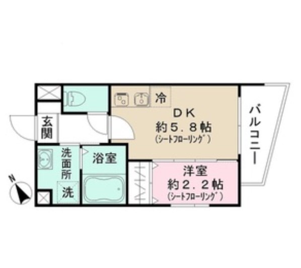 Jブラン西新井 間取り図
