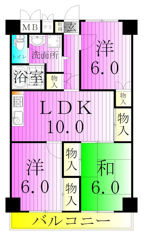 スタークレスト  間取り図