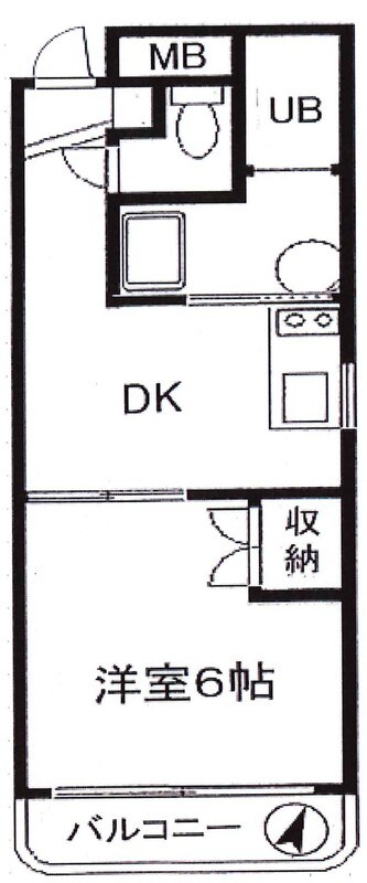 ウィンベルデュエット松戸 401号室 間取り