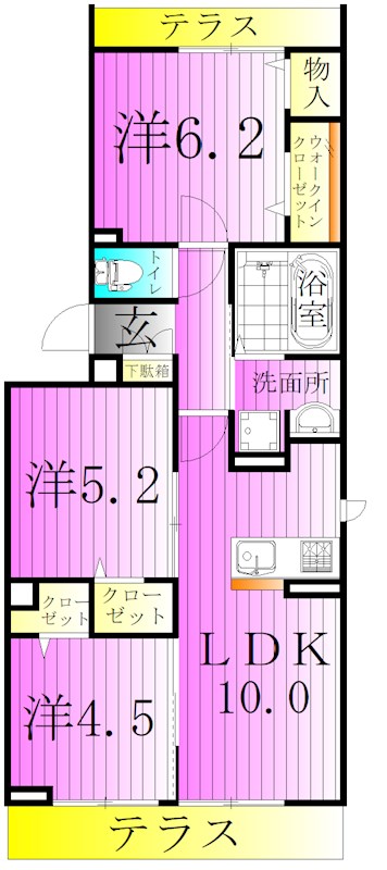 メゾン　シャルム 間取り図