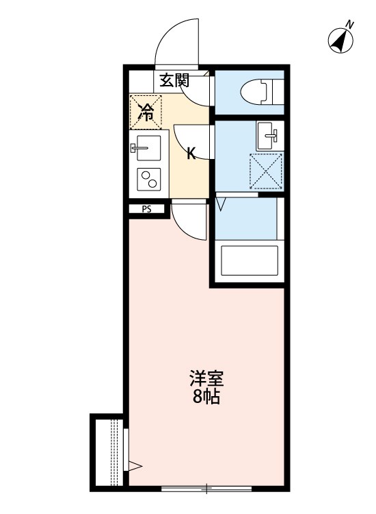 robot home 上本郷 201号室 間取り
