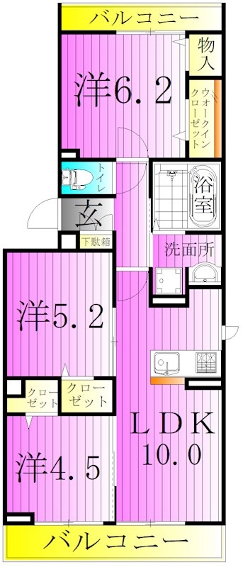メゾン　シャルム 間取り図