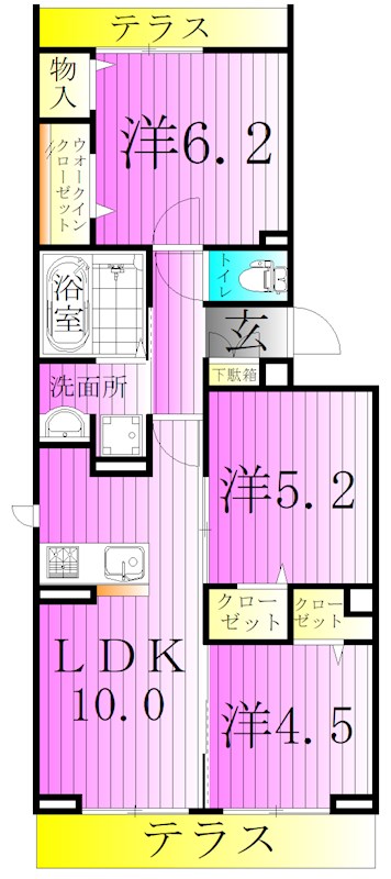 メゾン　シャルム 間取り図