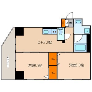 ＰＡＰＩＬＬＯＮ 間取り図