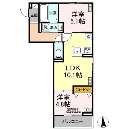 セレスティア六町Ⅱ 間取り図