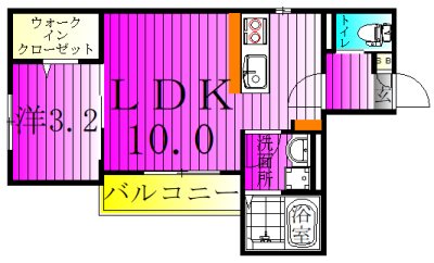 KEIAI RESIDENCE 豊四季 303号室 間取り