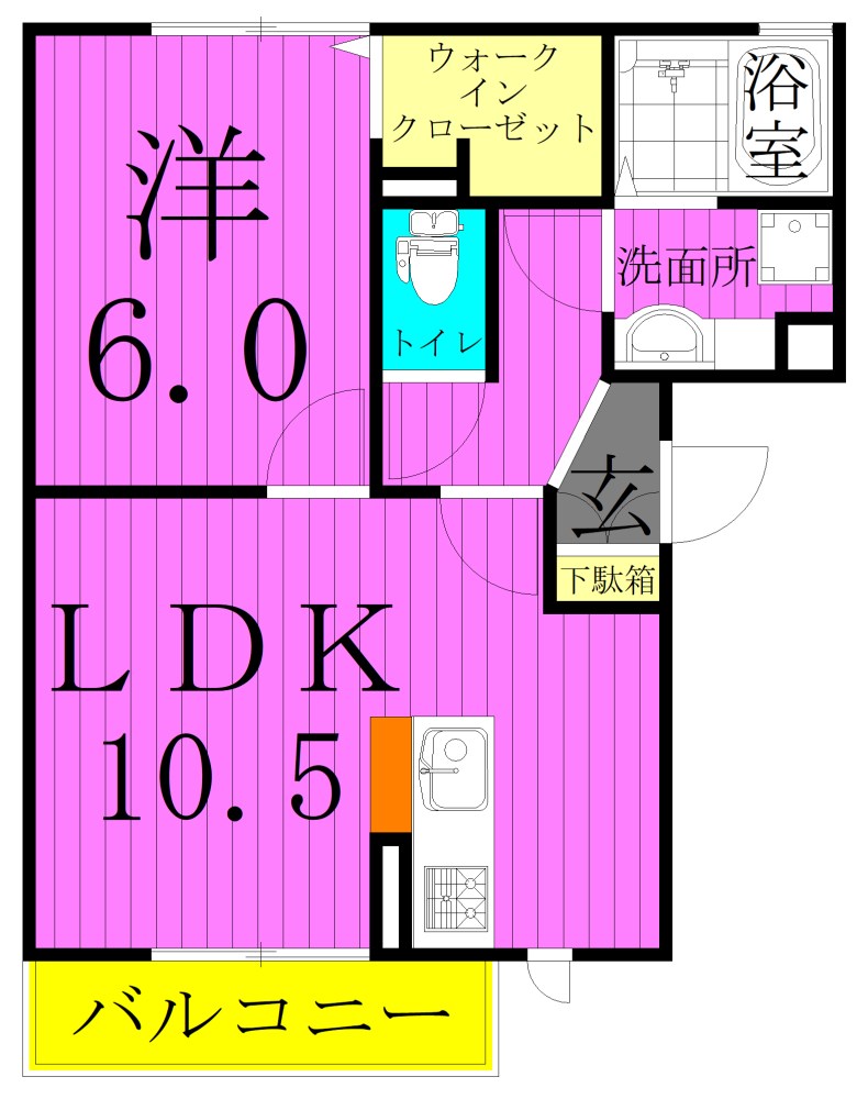 メゾンベール 間取り図