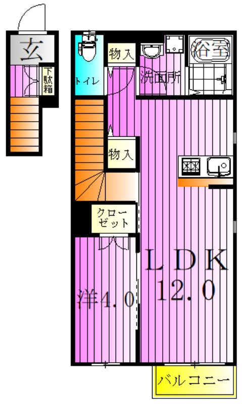 フラワーフォンテーヌ３ 間取り図
