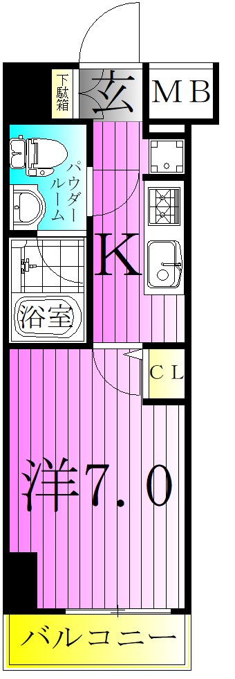 GENOVIA金町 間取り図